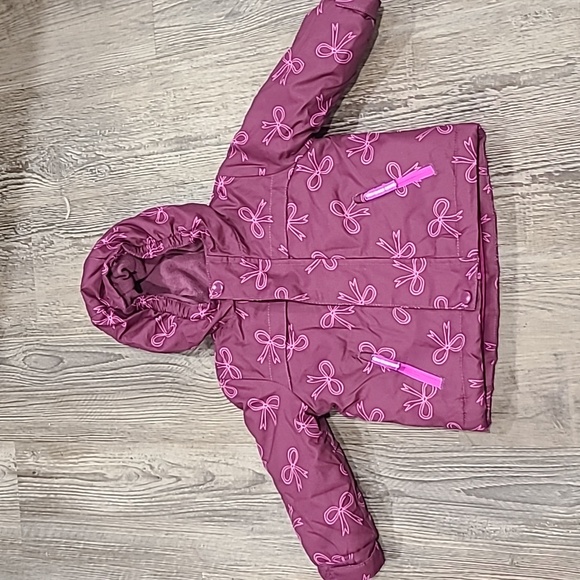 Cat & Jack Purple Puffer Jacket Size 18 Months - Picture 6 of 7